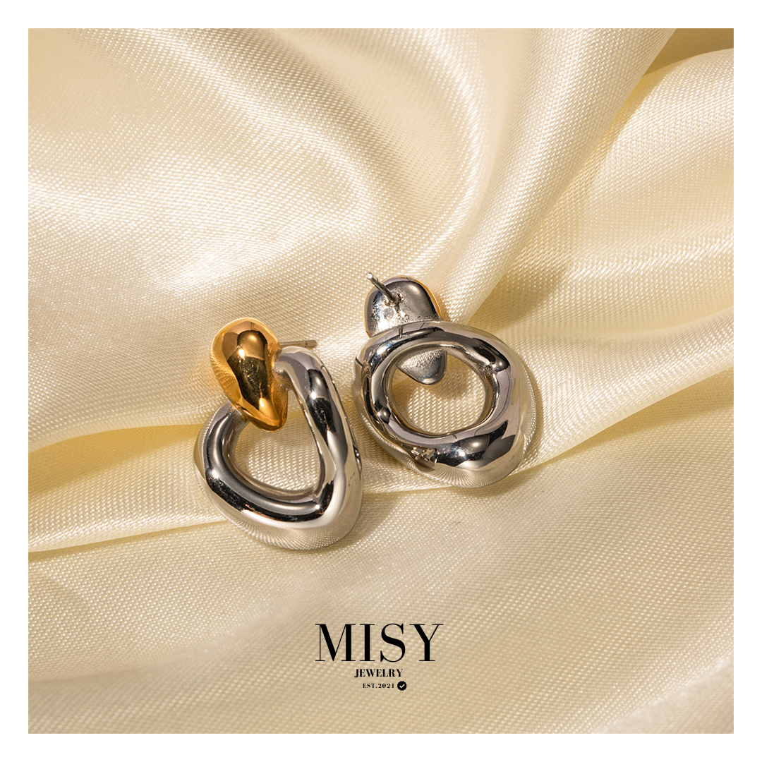 316L Bi-color Round Pierce — ディテール | リング | サージカルステンレス316L | Misy Jewelry