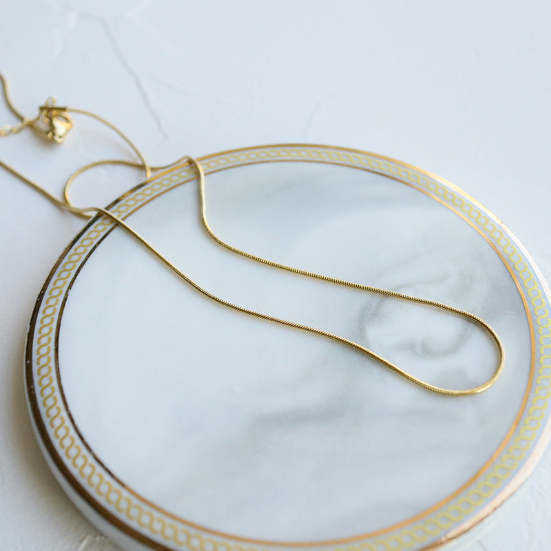 316L Snake choker necklace 1mm — ディテール | ネックレス | サージカルステンレス316L | Misy Jewelry