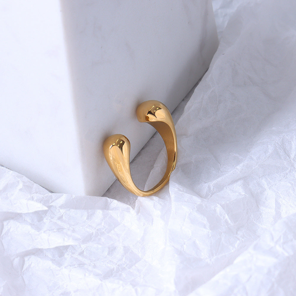 316L Leave Open Ring — ディテール | リング | サージカルステンレス316L | Misy Jewelry