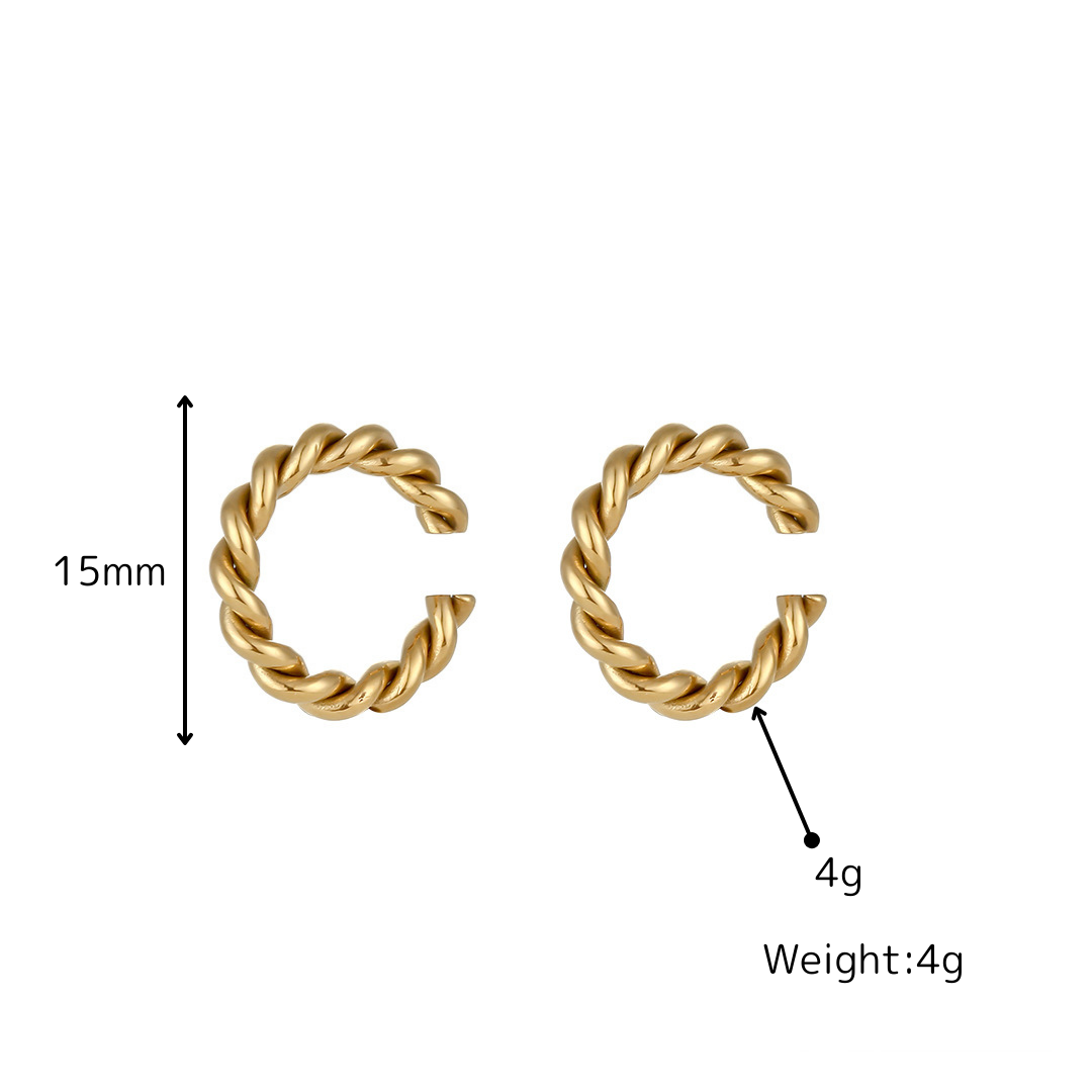 316L Twisted Ear Cuff(2set) — ディテール | リング | サージカルステンレス316L | Misy Jewelry