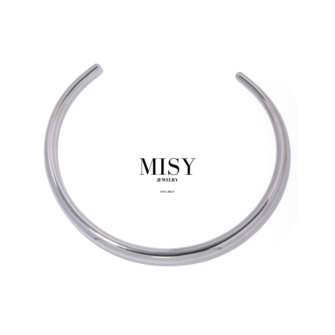 316L Elegant Snake Choker Necklace 詳細画像4|Misy Jewelry
