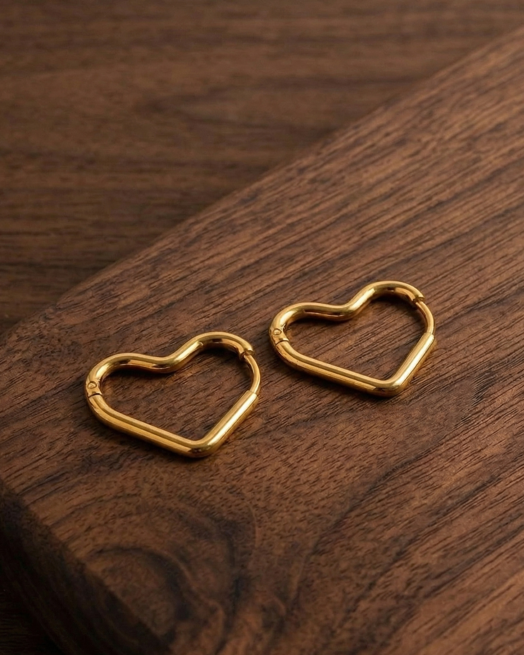 316L Heart Pierce Gold — ディテール | リング | サージカルステンレス316L | Misy Jewelry