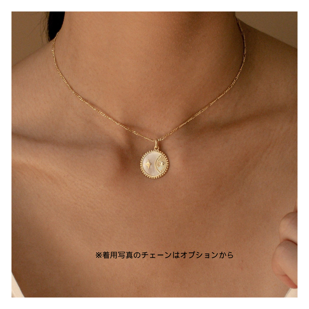 316L Moon Perl Necklace 詳細画像3|Misy Jewelry