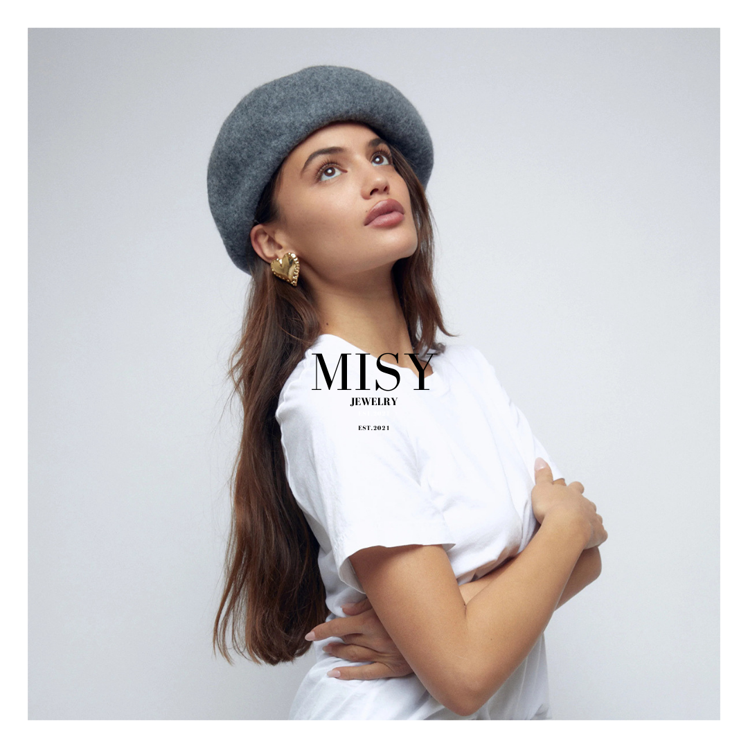 316L Elegant Patch Heart Pierce 詳細画像10|Misy Jewelry