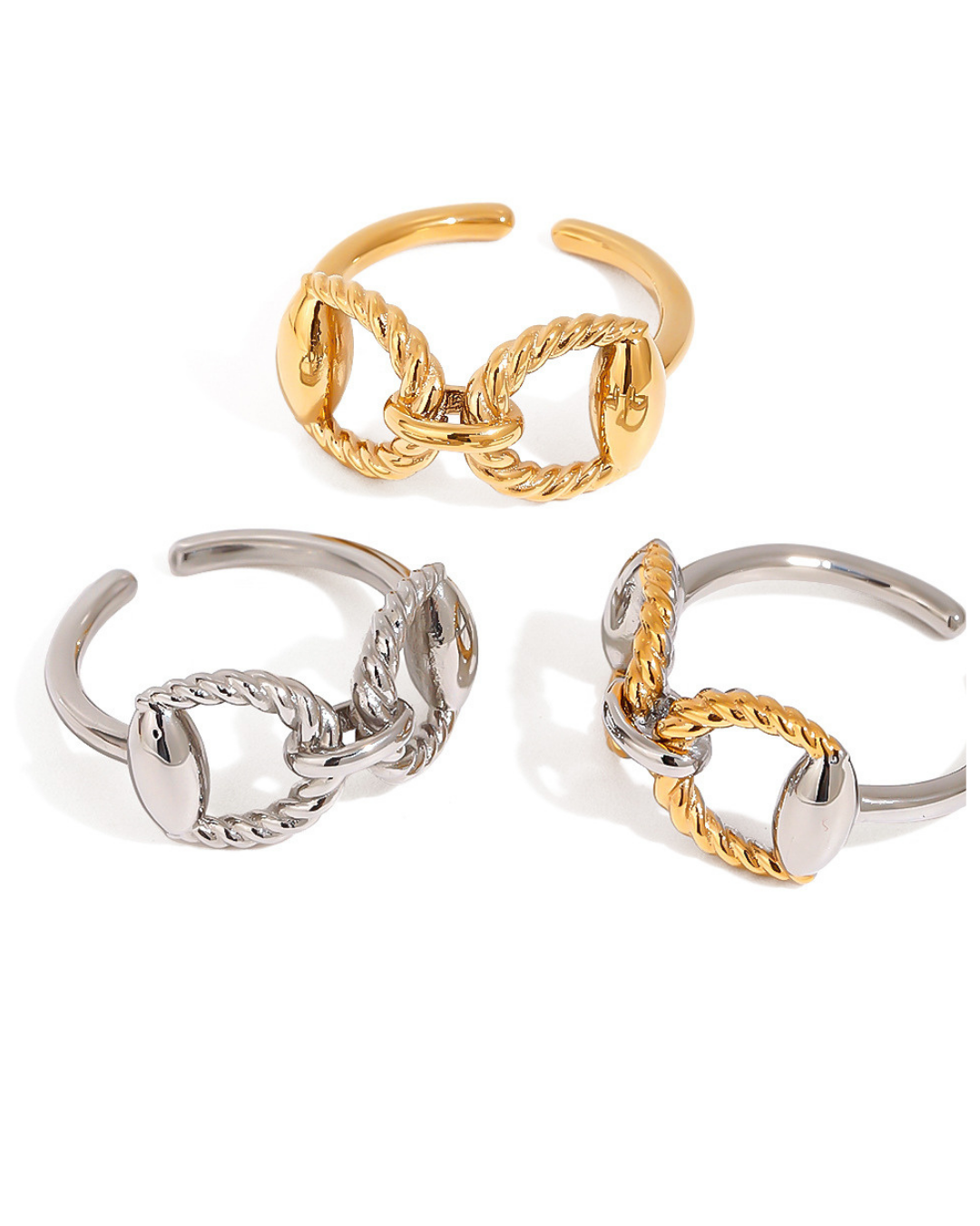 316L Twist Chain Ring — ディテール | リング | サージカルステンレス316L | Misy Jewelry