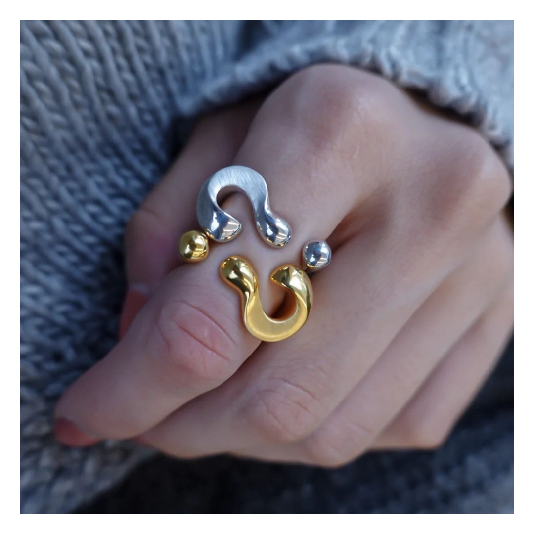 316L Question Ring 詳細画像2|Misy Jewelry