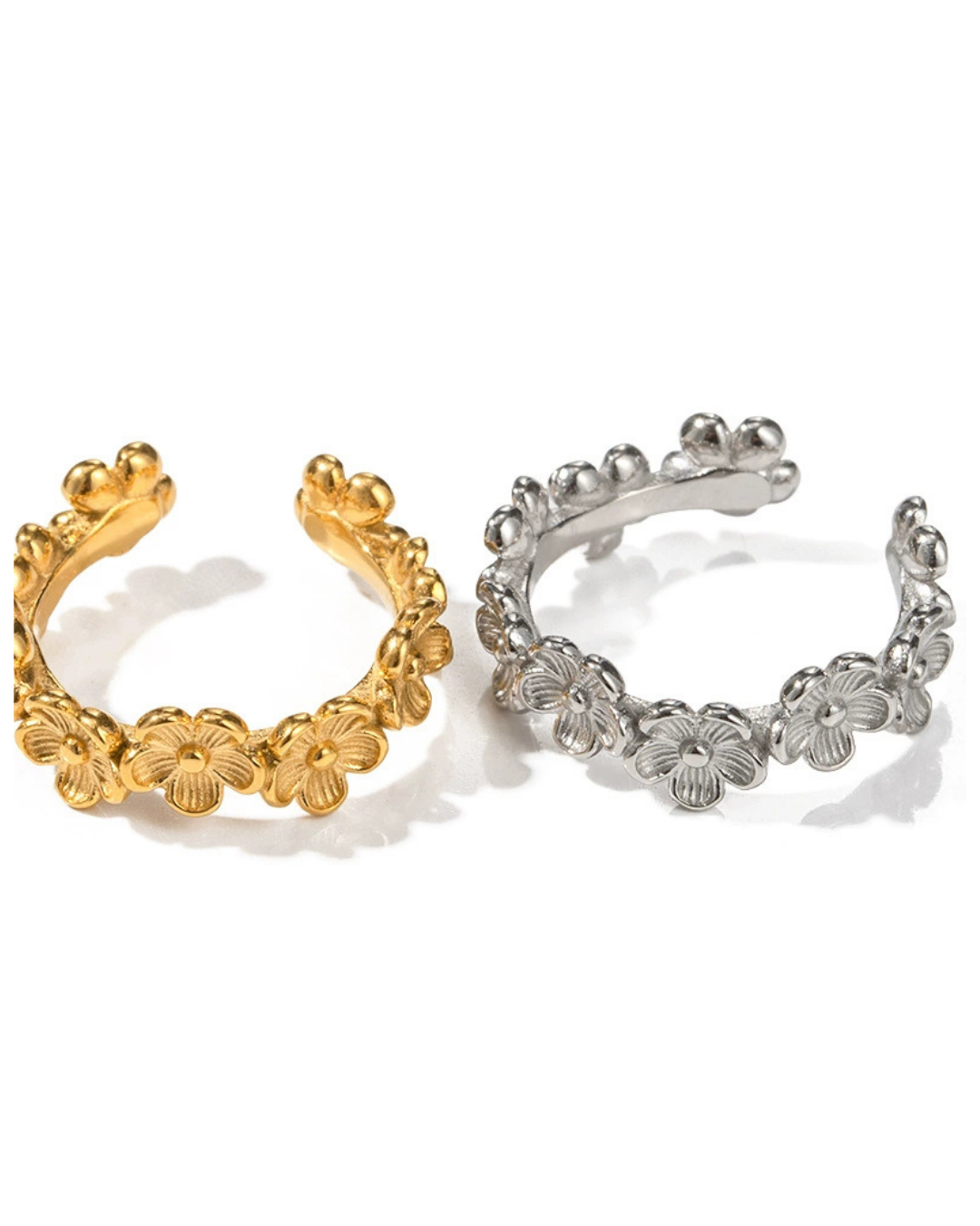 316L Floral Vine Ring 詳細画像3|Misy Jewelry