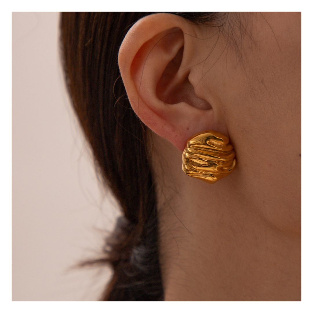 316L Rock Texture Pierce — ディテール | リング | サージカルステンレス316L | Misy Jewelry