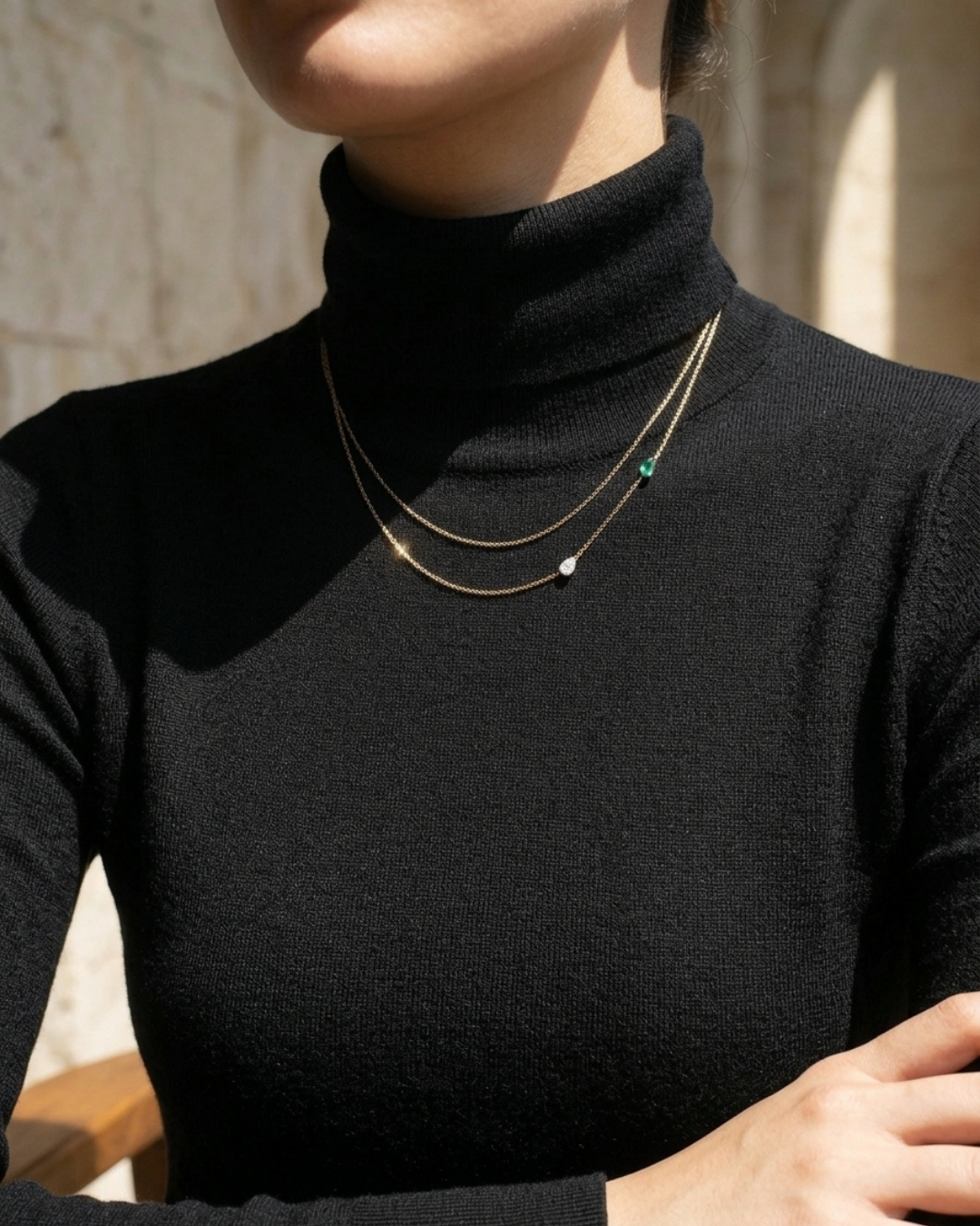 316L Chain Zirconia Green Or White