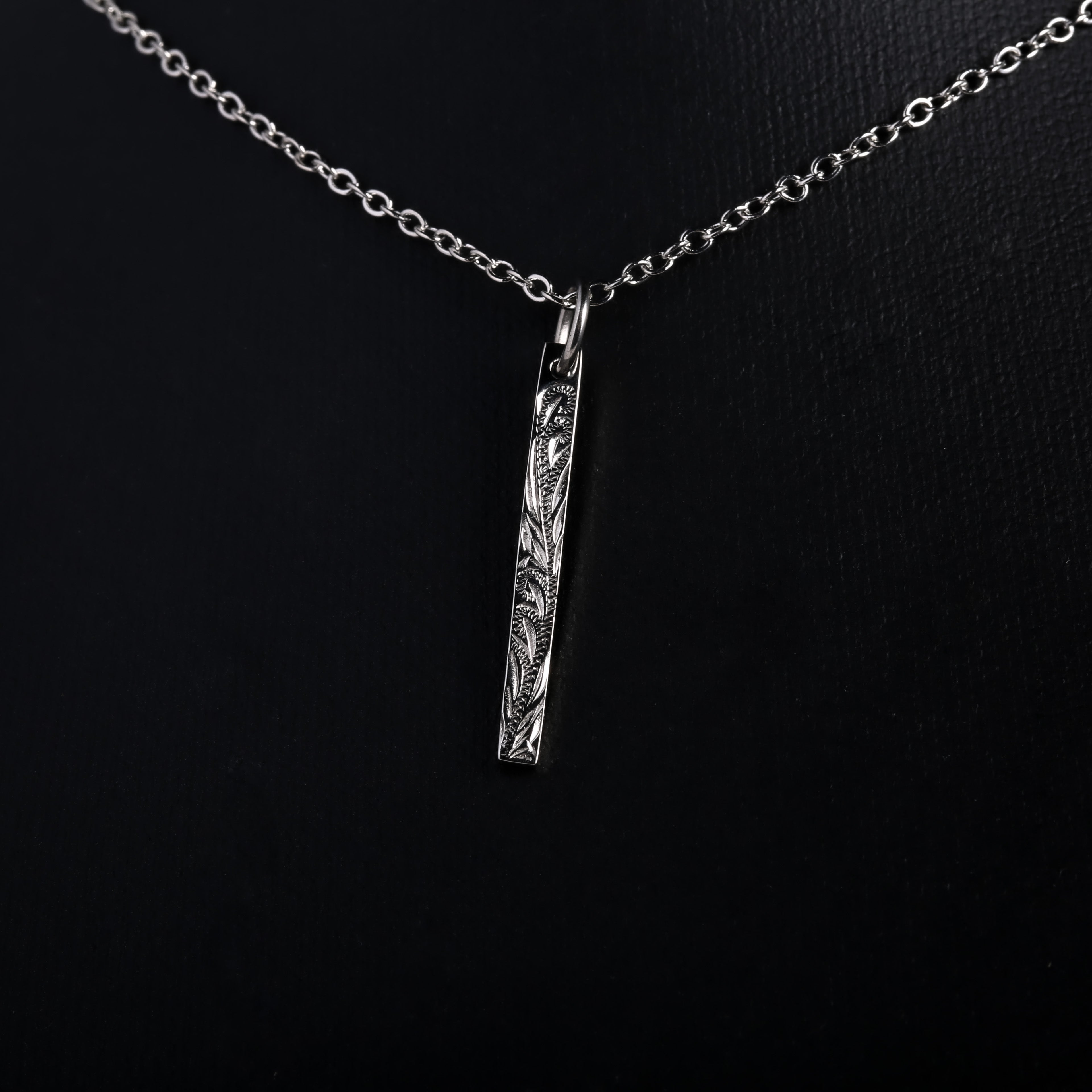 316L Hawaiian Plane Bar Necklace 詳細画像12|Misy Jewelry