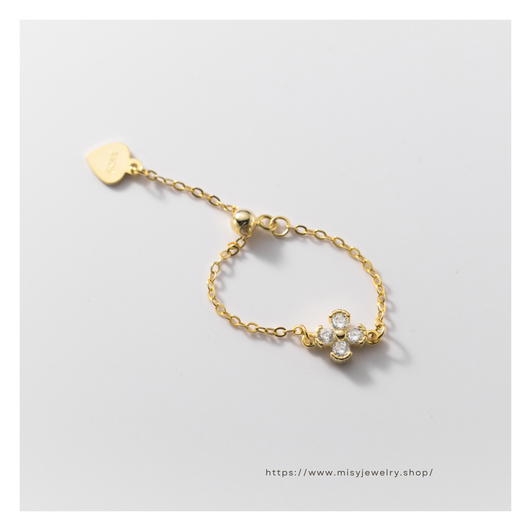 s925 Adjustabe Ring 詳細画像2|Misy Jewelry