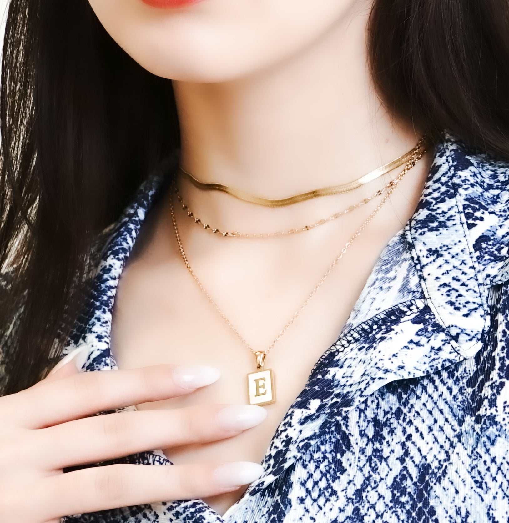 316L initial Necklace — ディテール | ネックレス | サージカルステンレス316L | Misy Jewelry