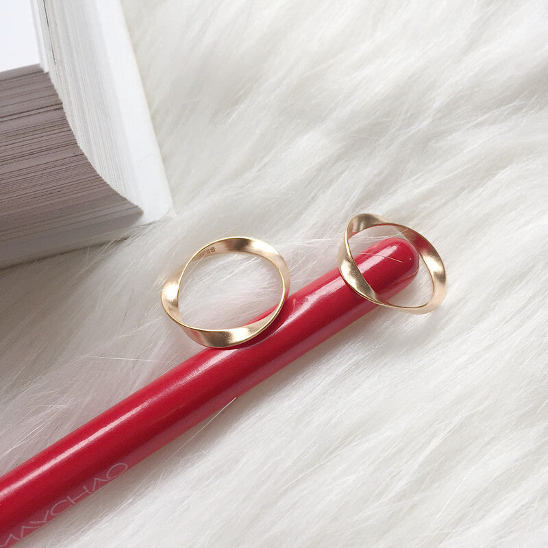 s925 wavy ring pinky gold — ディテール | リング | サージカルステンレス316L | Misy Jewelry