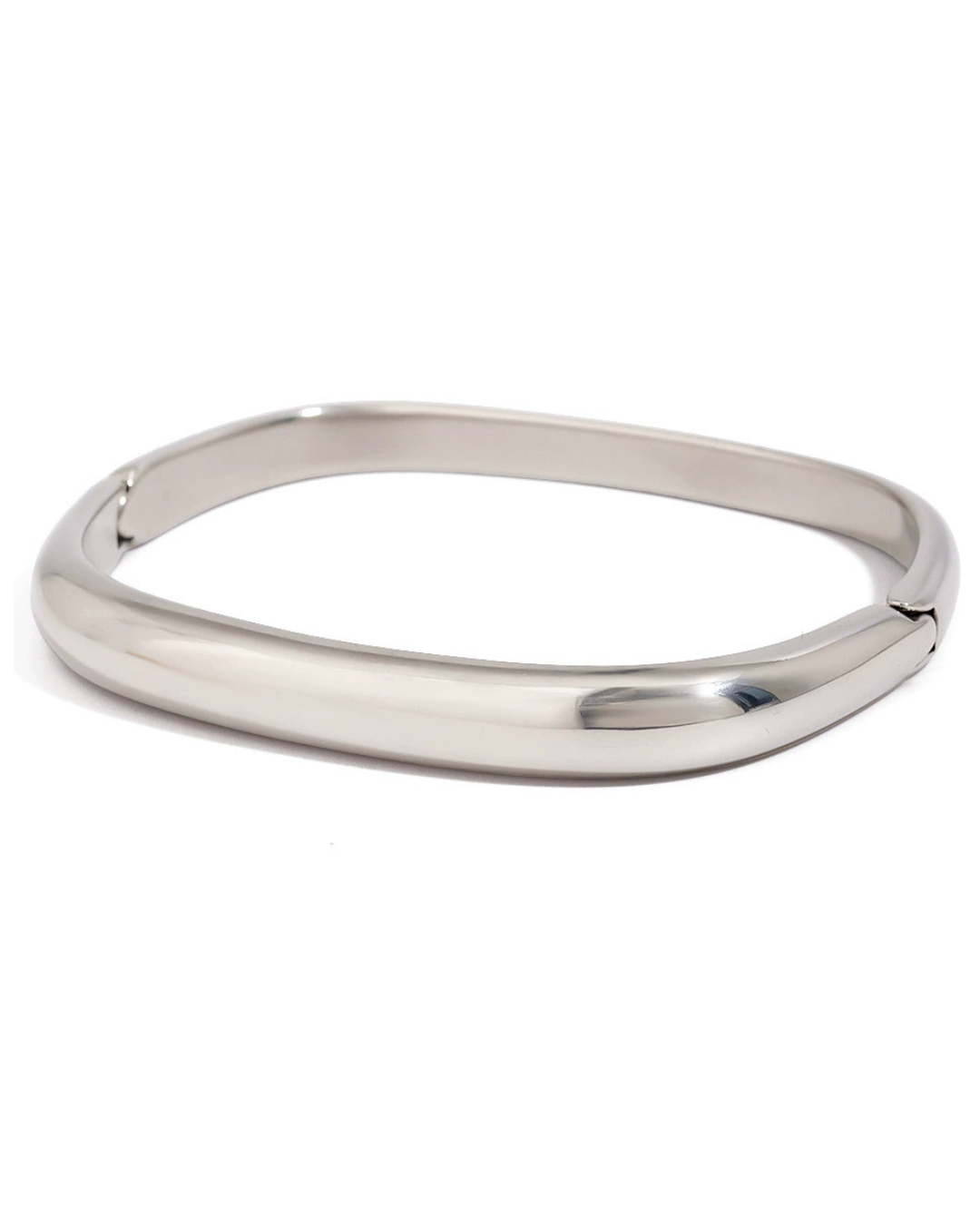 316L Modern Curve Open Bangle — ディテール | ブレスレット | サージカルステンレス316L | Misy Jewelry