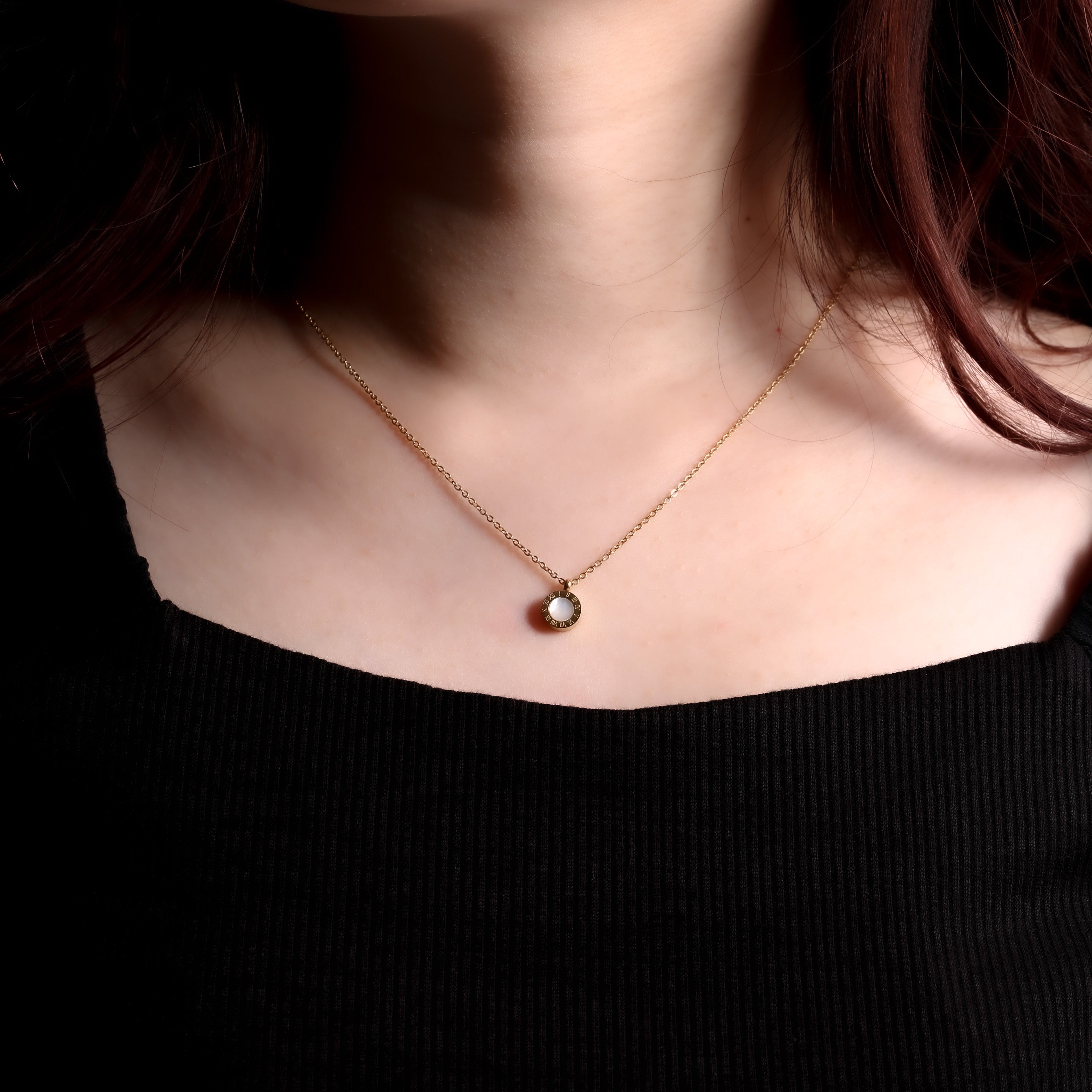 316L Roman coin necklace 詳細画像1|Misy Jewelry