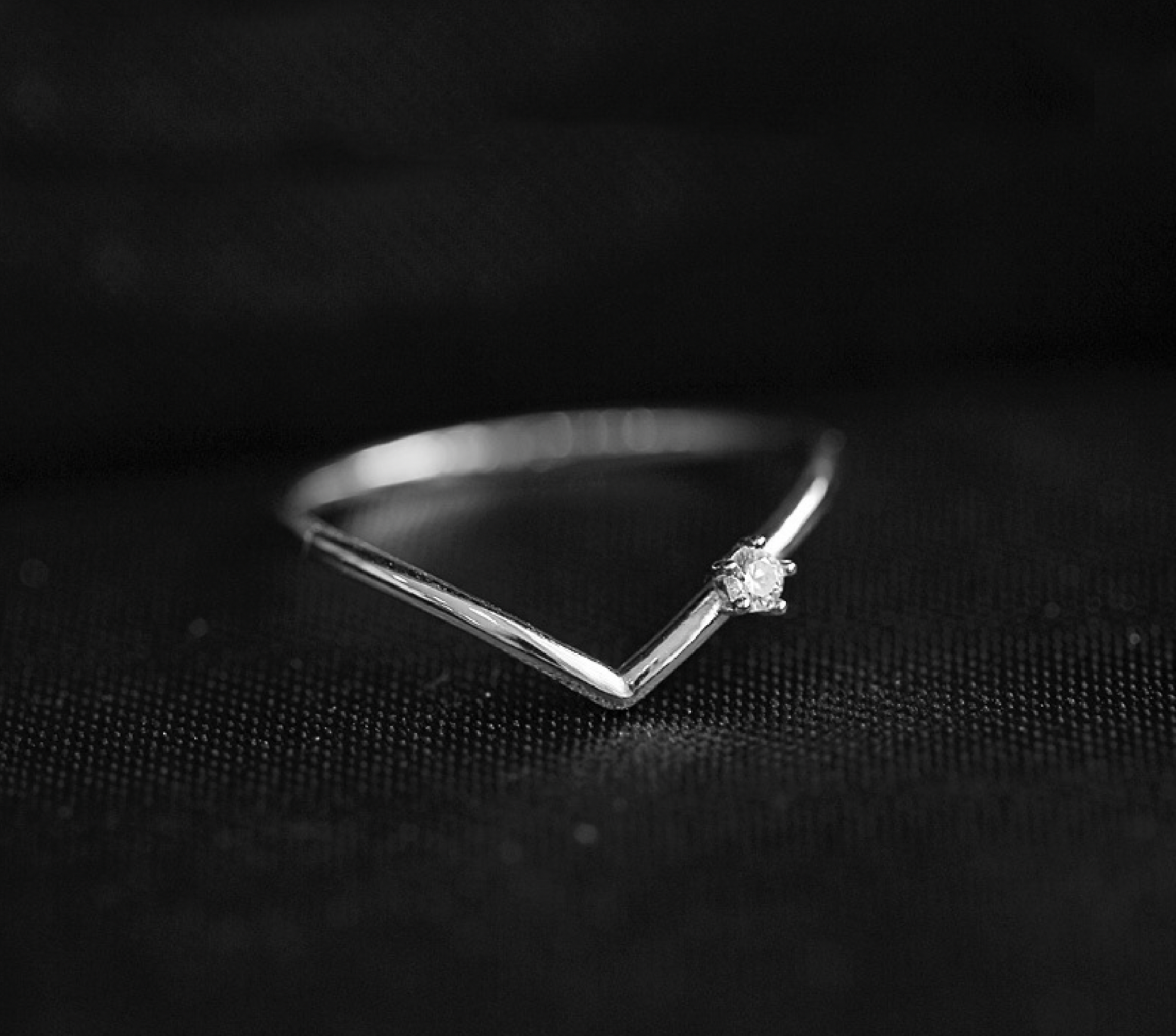 s925 V Ring — ディテール | リング | サージカルステンレス316L | Misy Jewelry