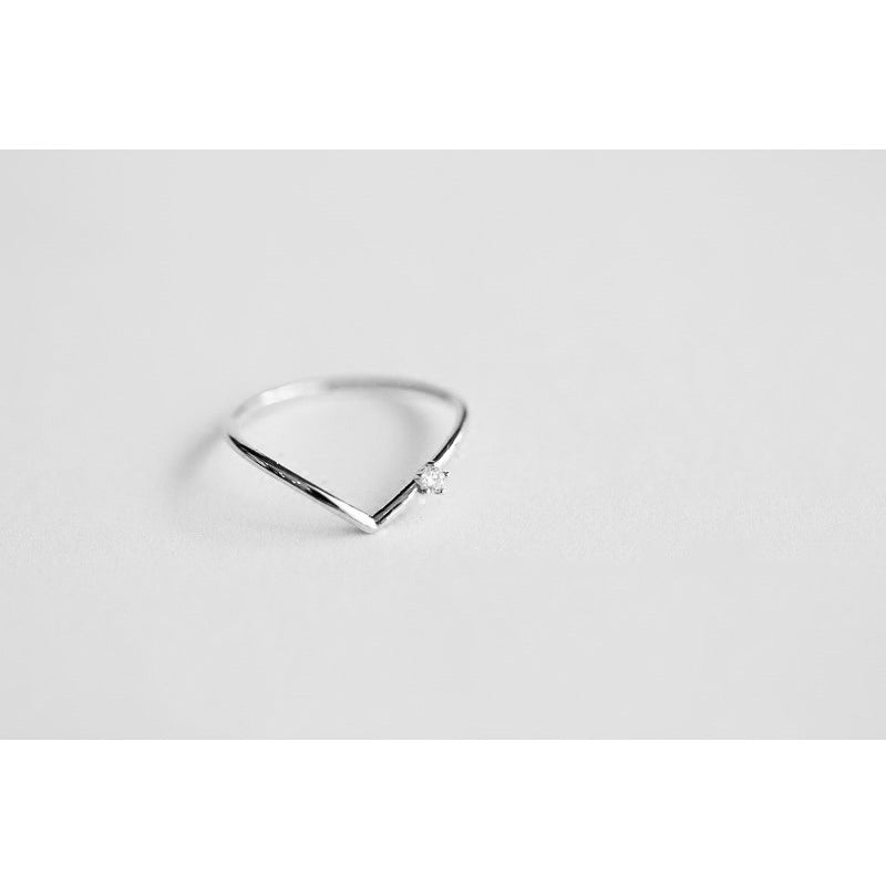 s925 V Ring — ディテール | リング | サージカルステンレス316L | Misy Jewelry