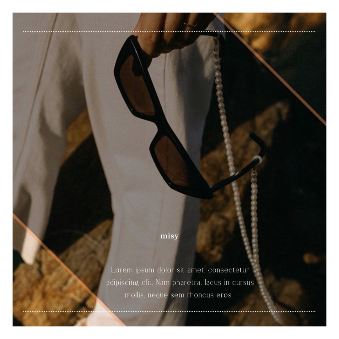 316L Sunglass Chain Perl Necklace 詳細画像3|Misy Jewelry