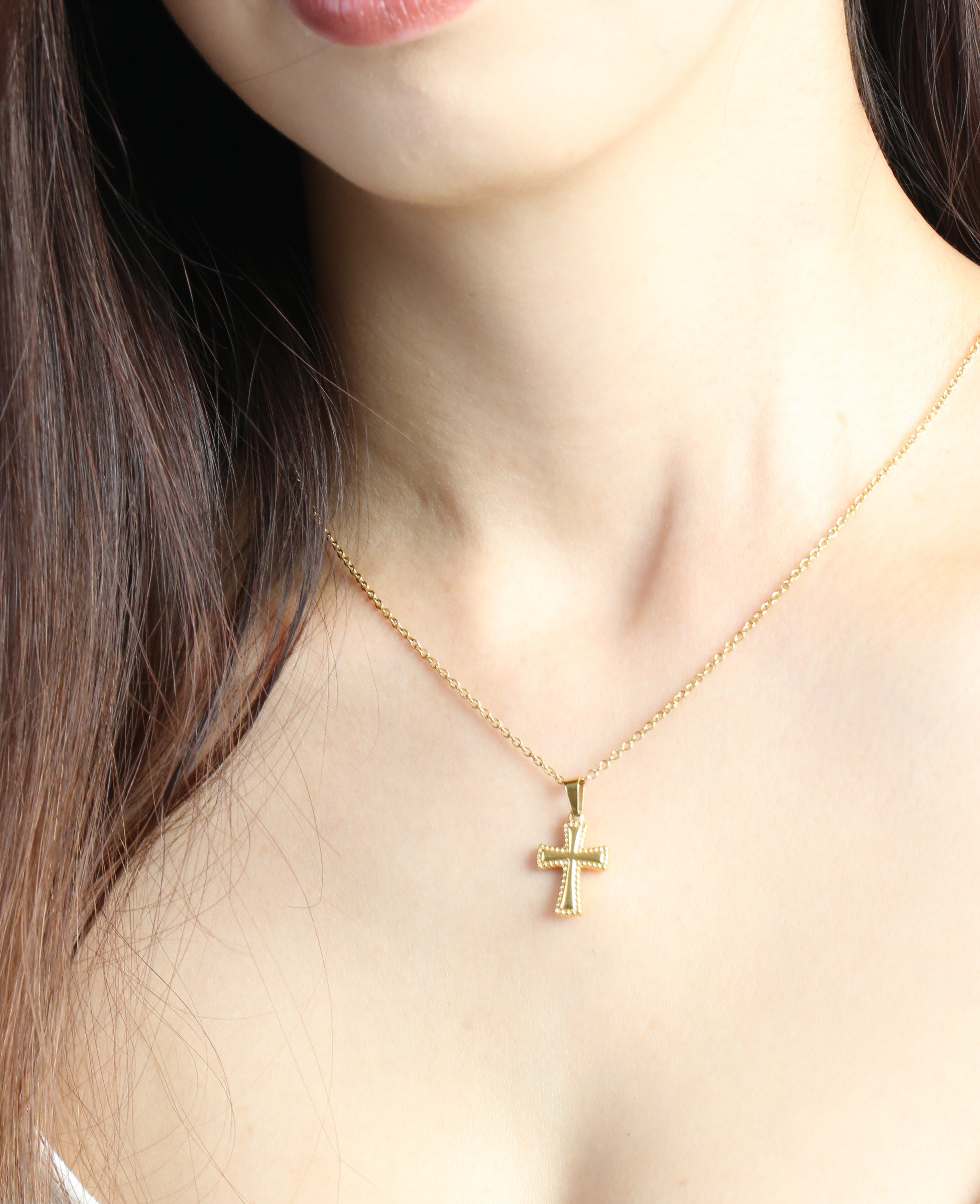 316L Cross necklace 詳細画像3|Misy Jewelry