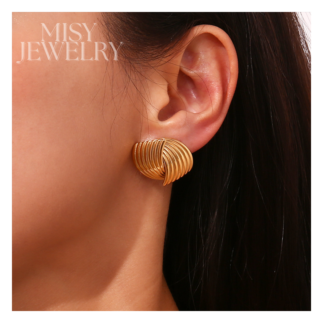 316L Wave Pierce - ピアス・イヤリング|Misy Jewelry