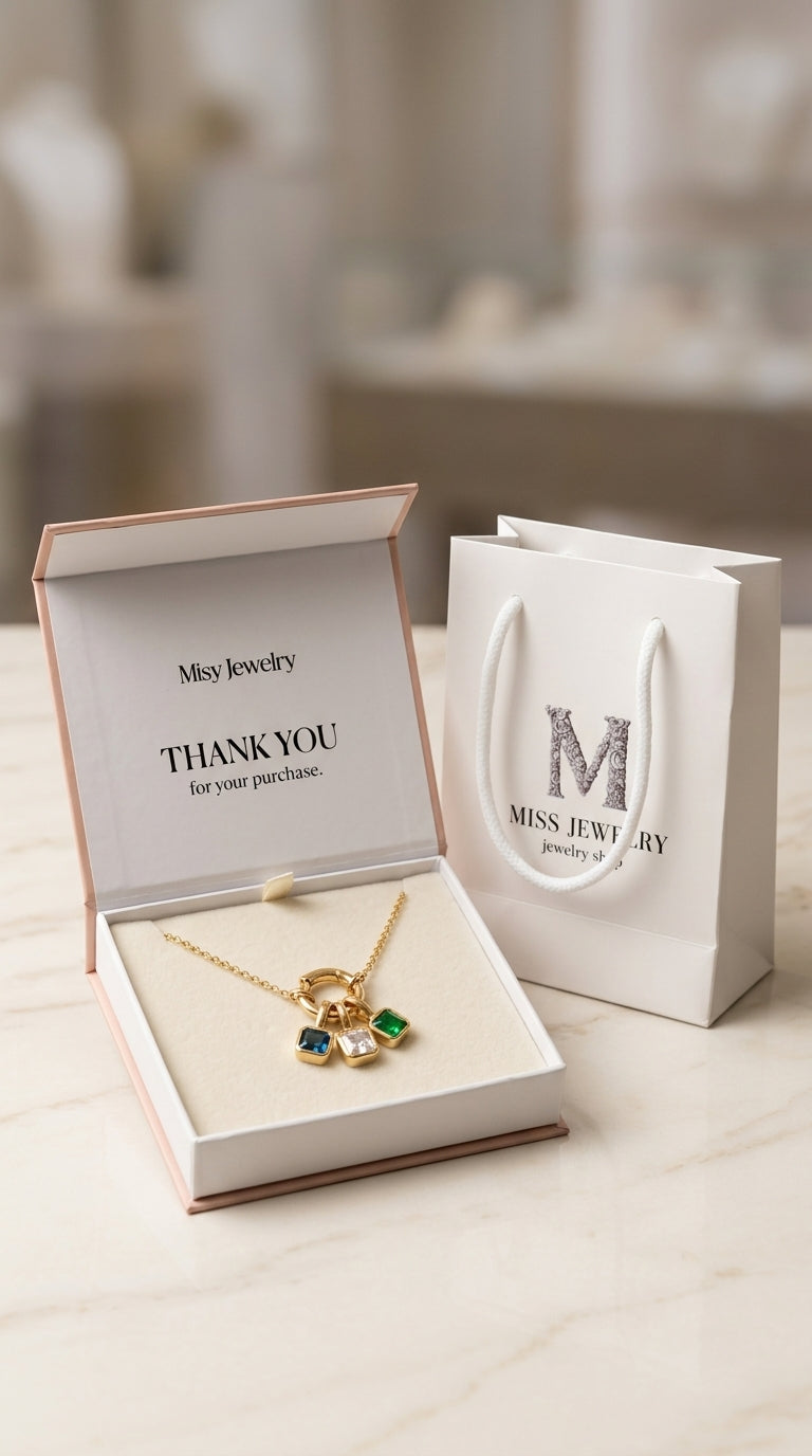 Birthstone Pendant Necklace