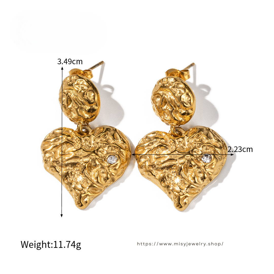 316L Designed Heart Pierce — ディテール | リング | サージカルステンレス316L | Misy Jewelry