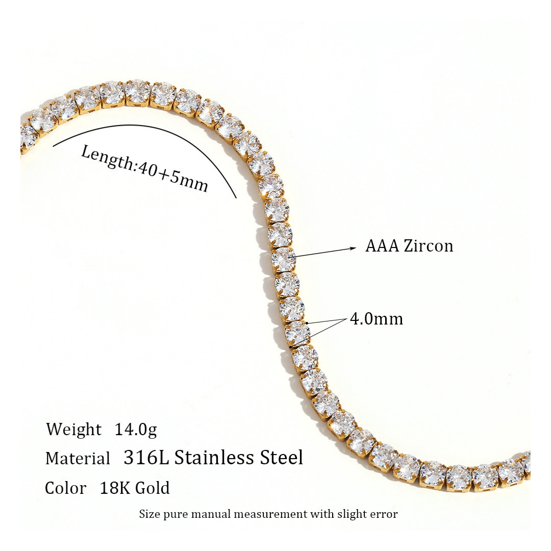 316L Zirconia Necklace 4 size — ディテール | ネックレス | サージカルステンレス316L | Misy Jewelry