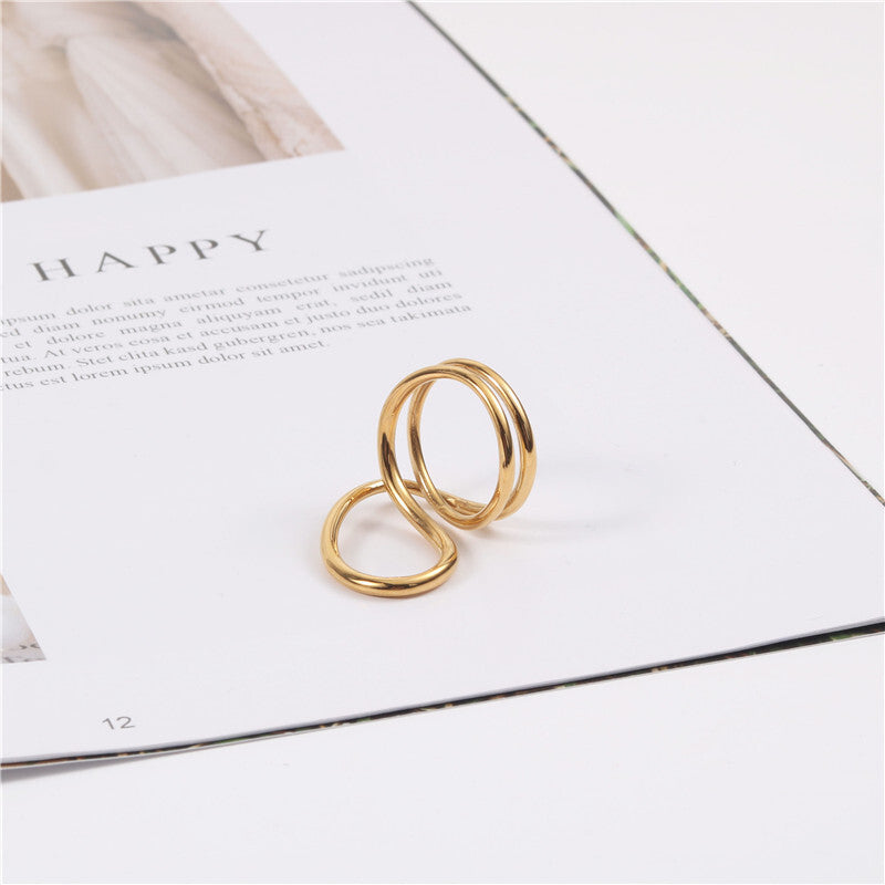 316L Designed Ring 詳細画像1|Misy Jewelry