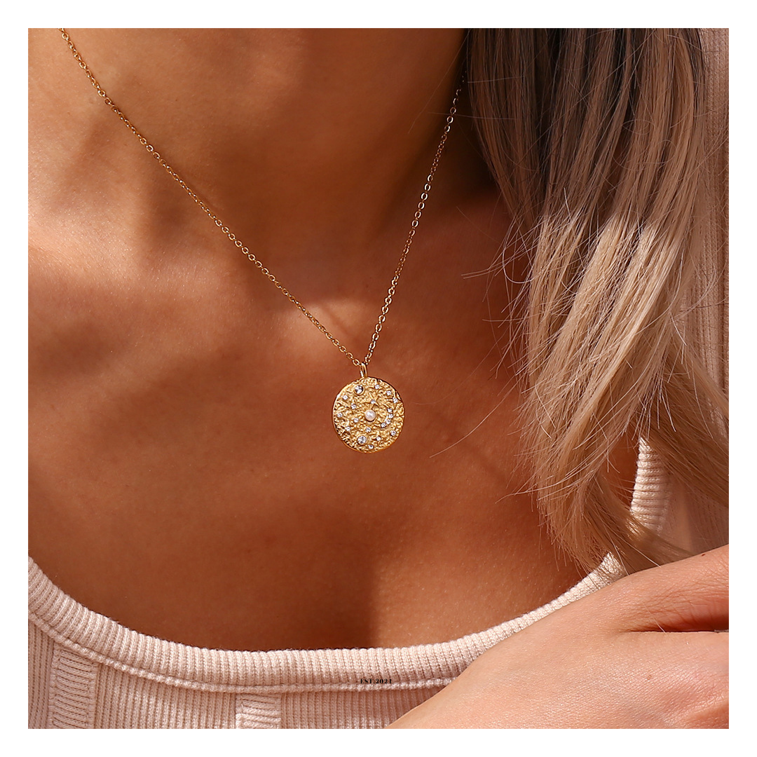 316L Sun Perl Necklace 詳細画像8|Misy Jewelry