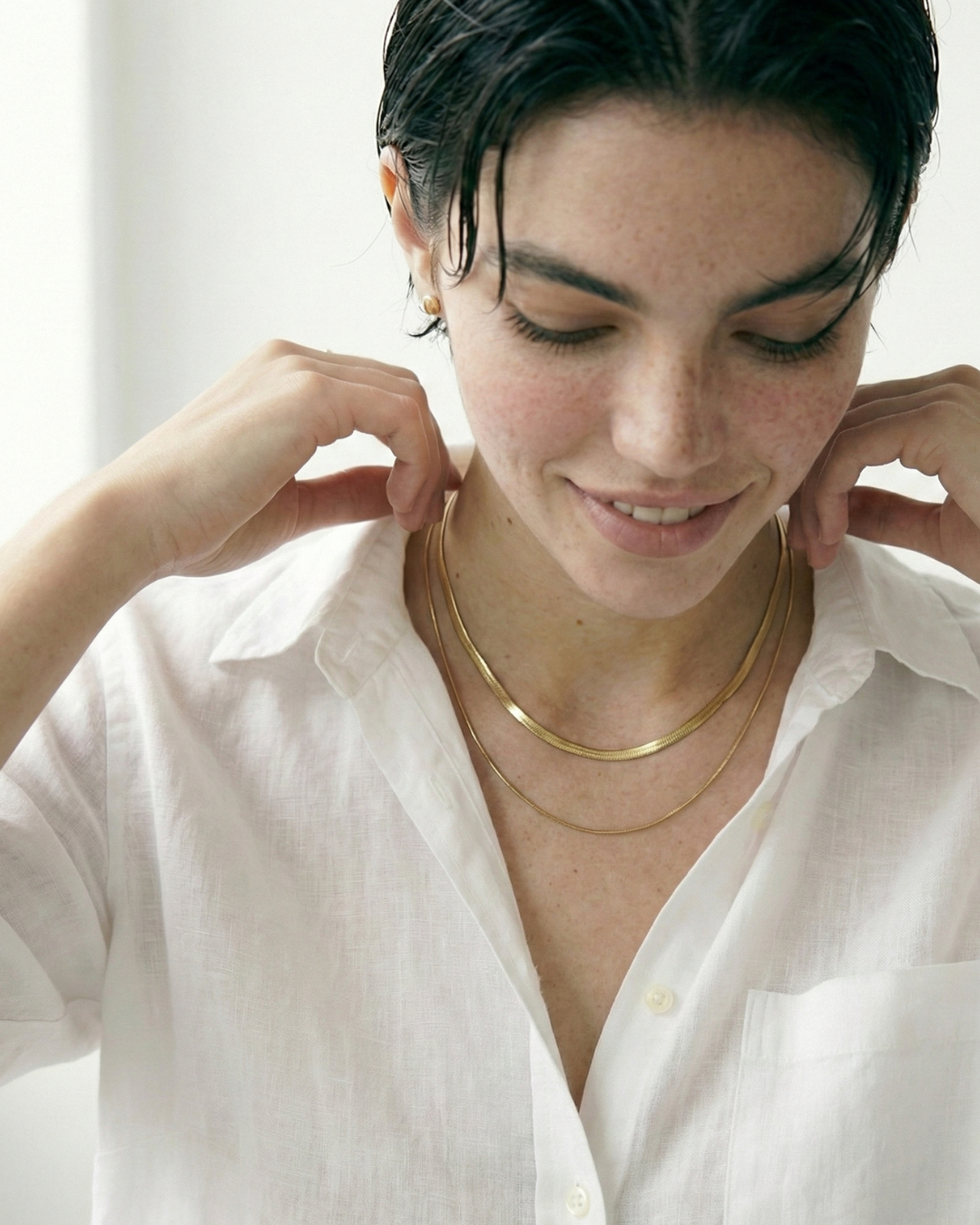 Double Snake Necklace — ディテール | ネックレス | サージカルステンレス316L | Misy Jewelry