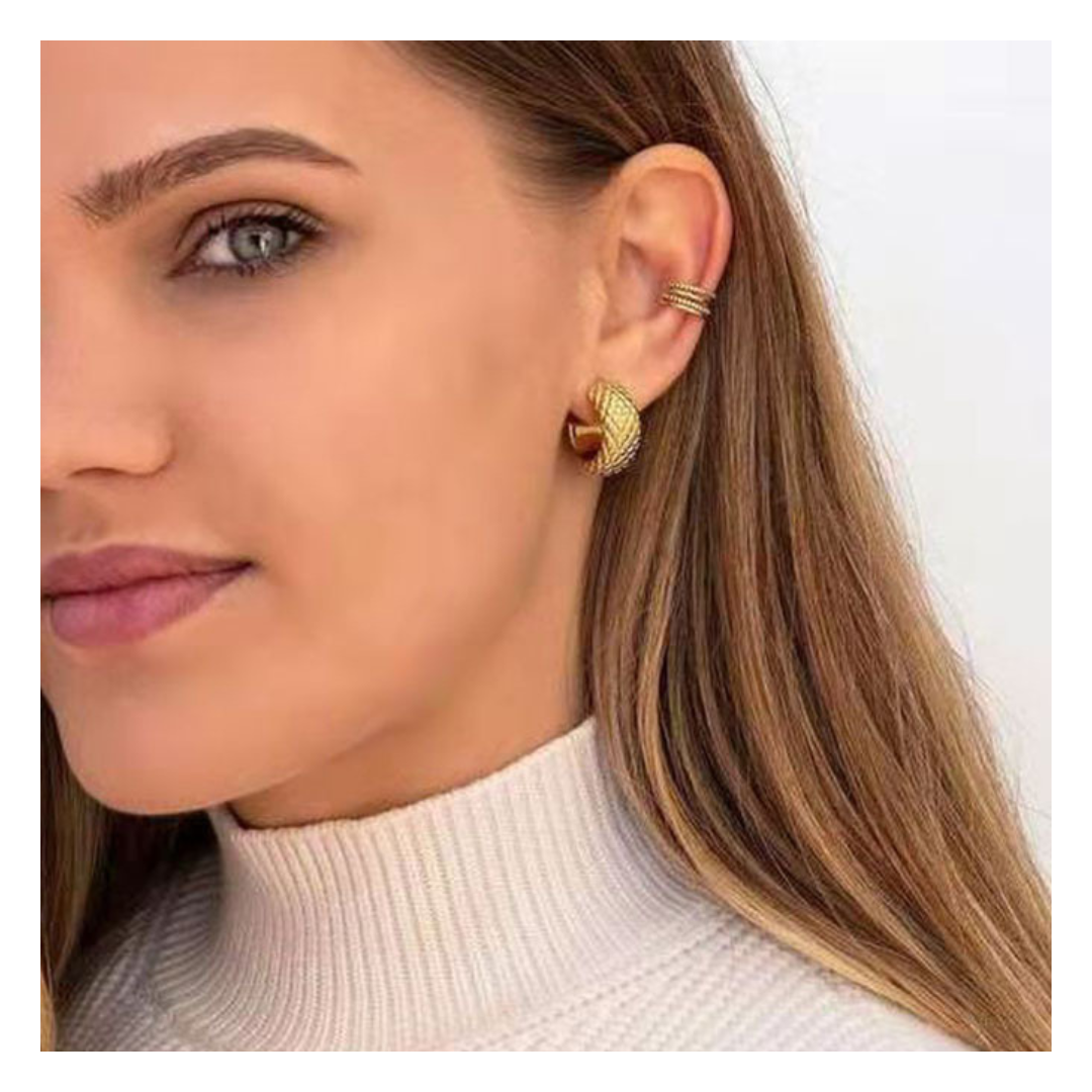 316L Lined Ear Cuff(Single) — ディテール | リング | サージカルステンレス316L | Misy Jewelry