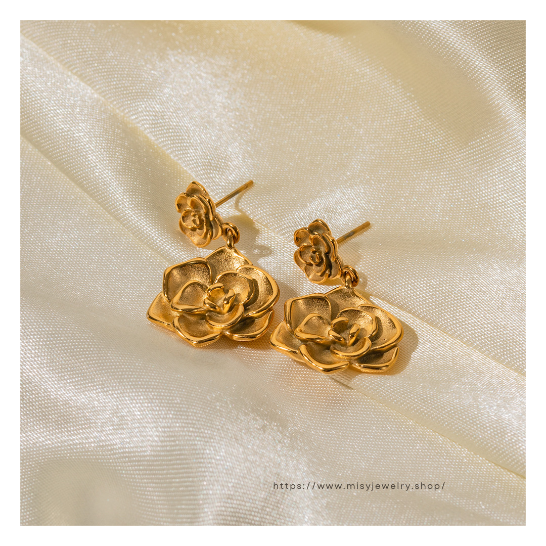 316L Rose Pierce 詳細画像1|Misy Jewelry