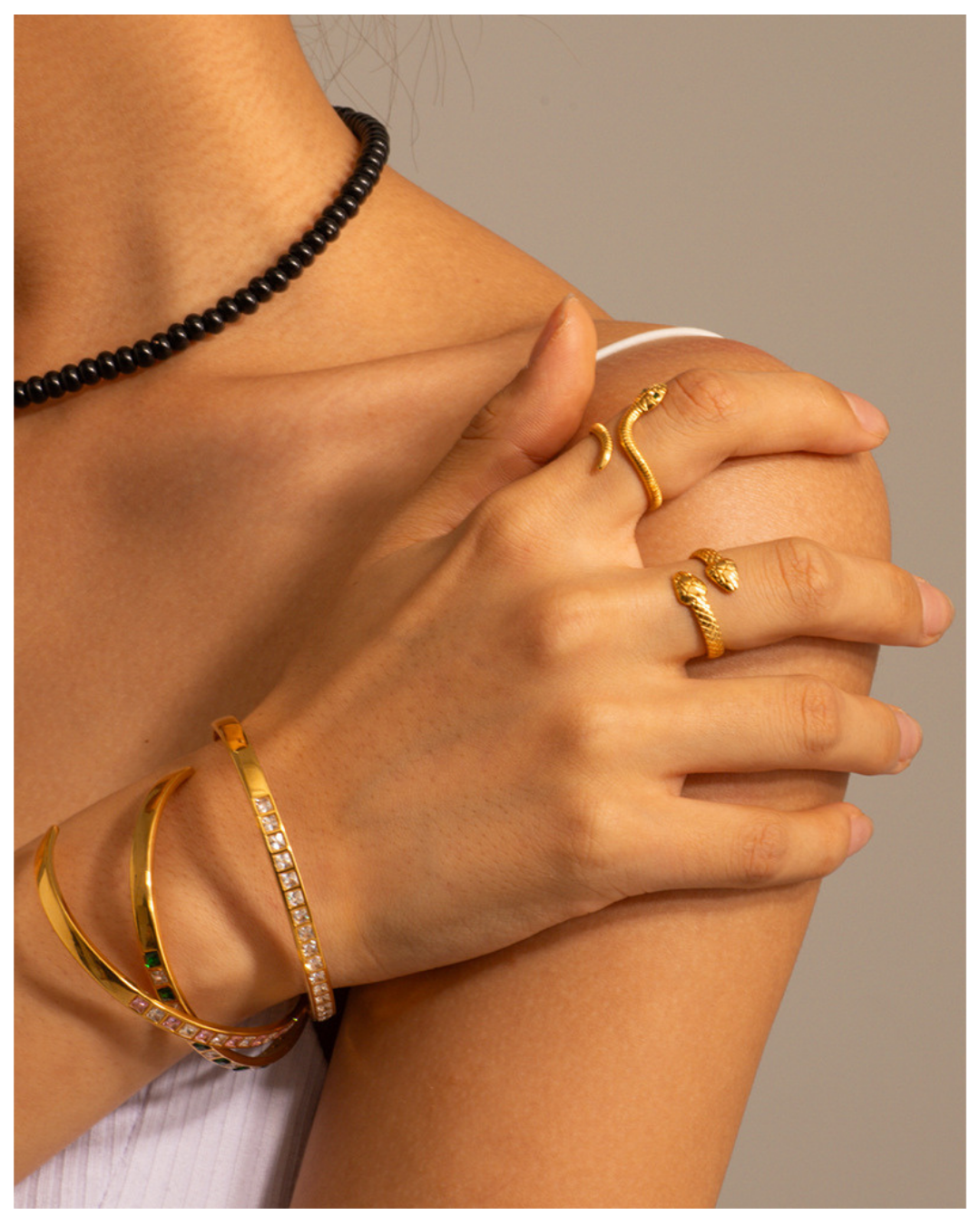 316L Snake Serpent Embrace Ring — ディテール | リング | サージカルステンレス316L | Misy Jewelry