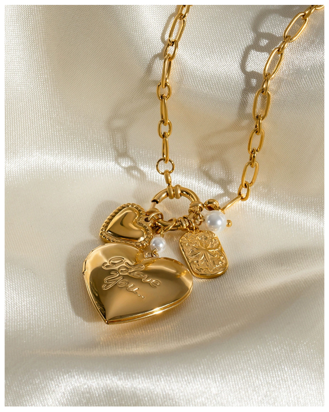 316L Memorial Heart Necklace 詳細画像1|Misy Jewelry