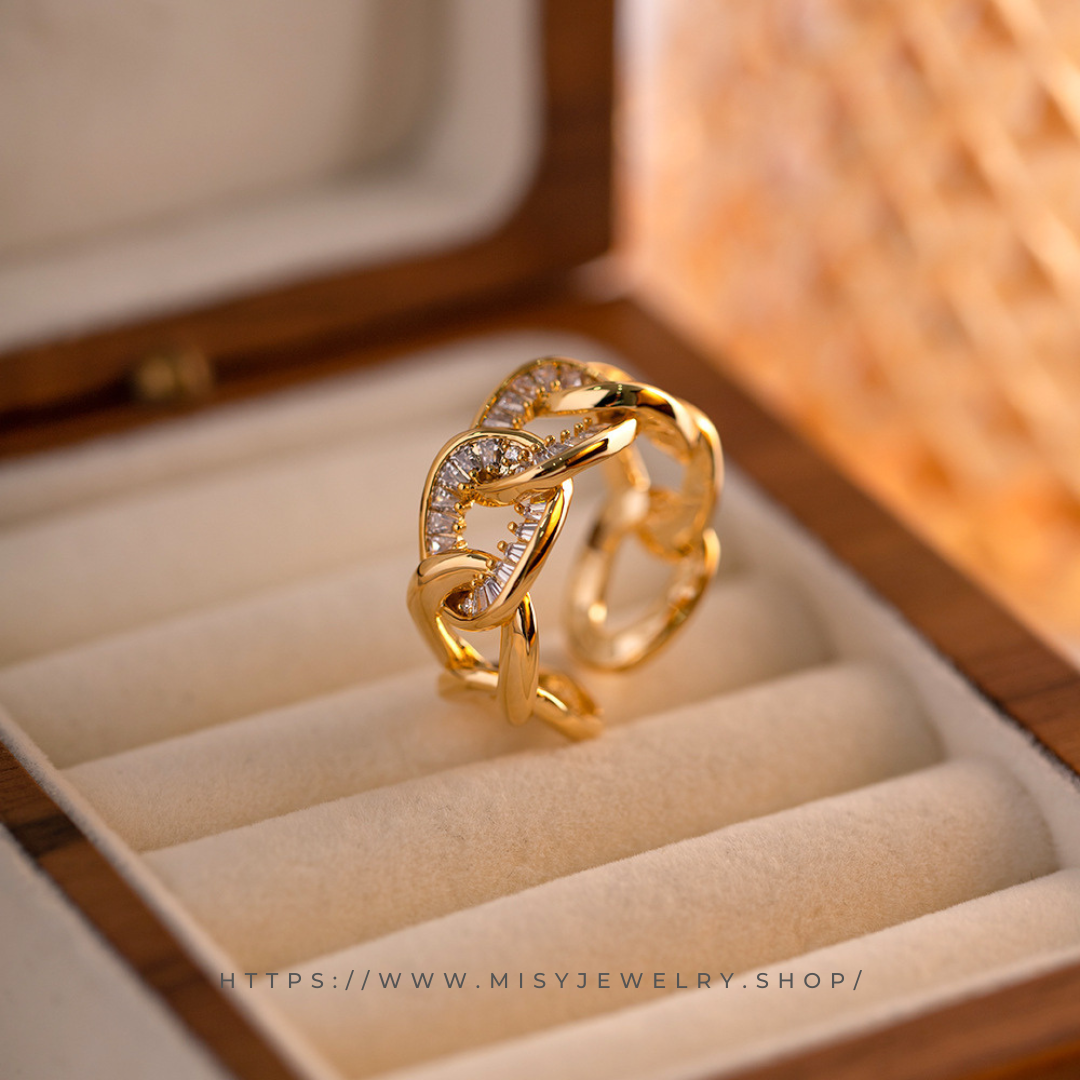 Zirconia Ring Free size 1-6 — ディテール | リング | サージカルステンレス316L | Misy Jewelry