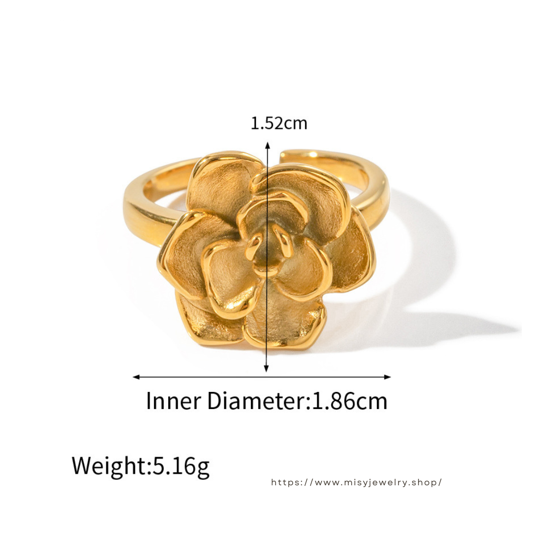 316L Rose Ring — ディテール | リング | サージカルステンレス316L | Misy Jewelry