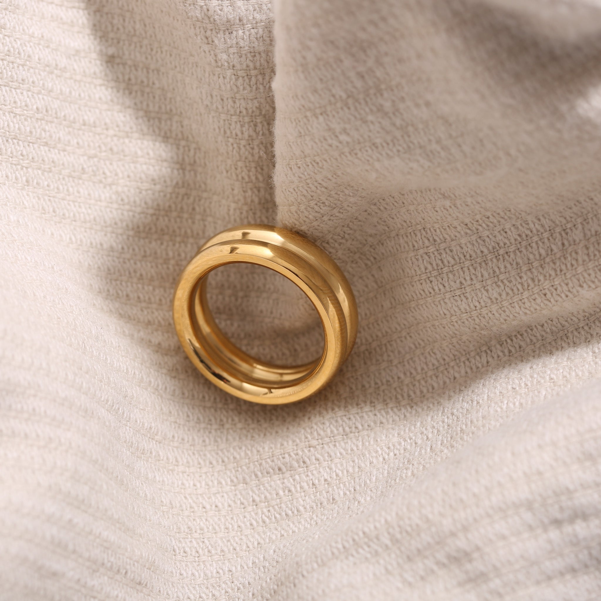 316L Thin Double Ring 詳細画像1|Misy Jewelry