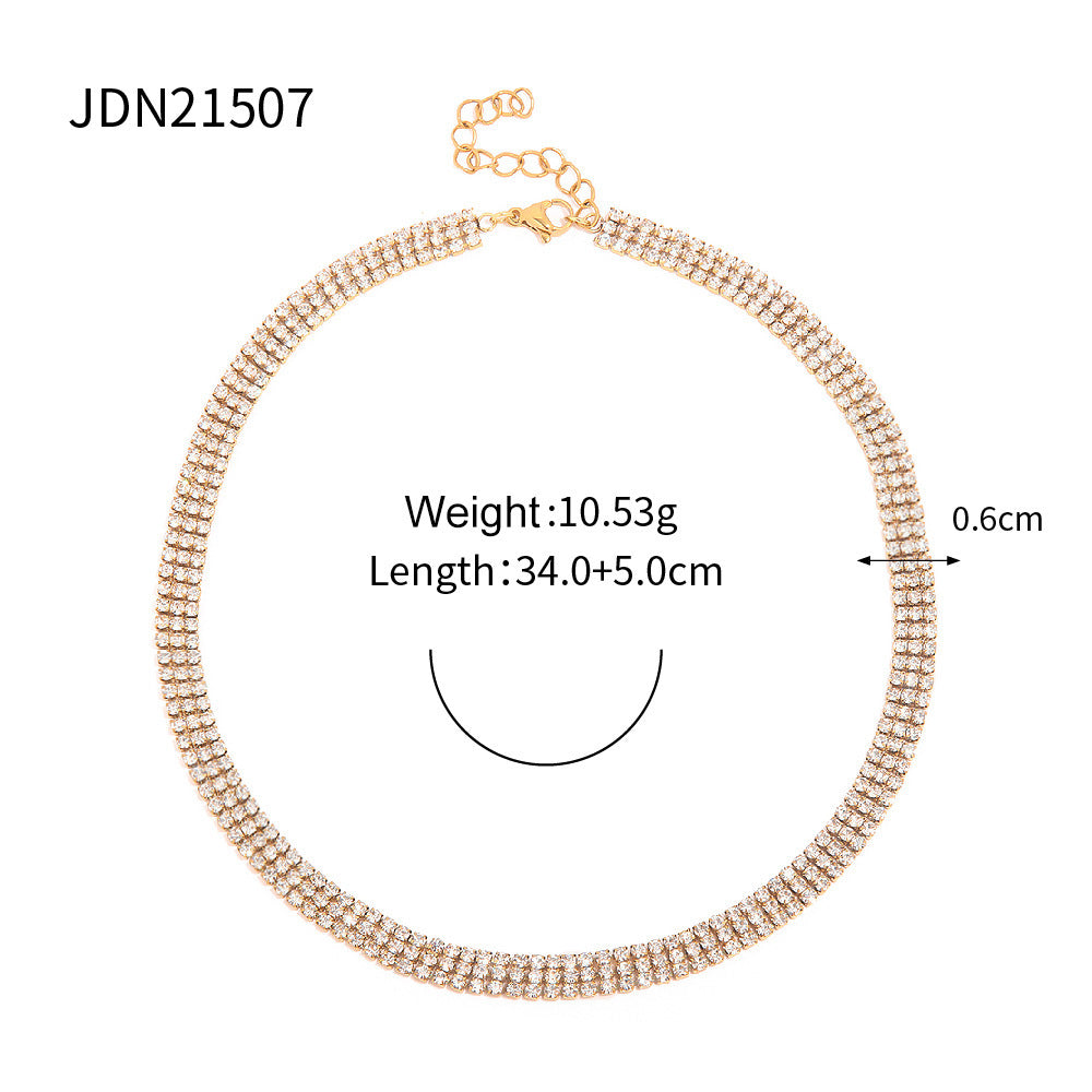316L Zirconia Necklacet 2 詳細画像3|Misy Jewelry