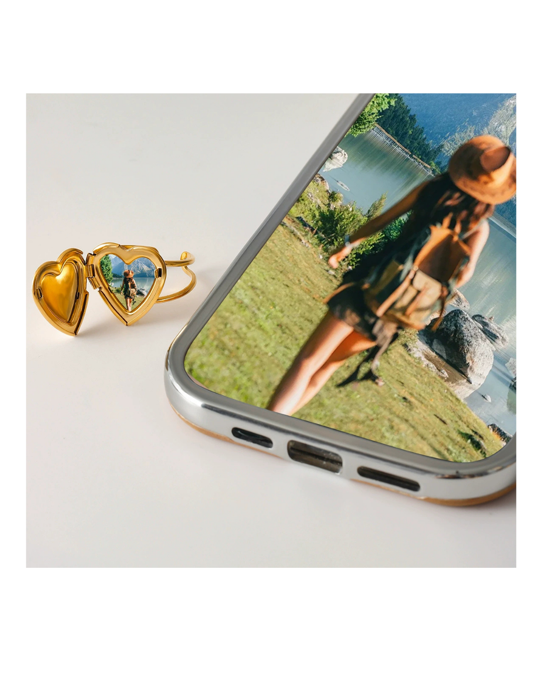 316L Memorial Heart Ring - リング|Misy Jewelry