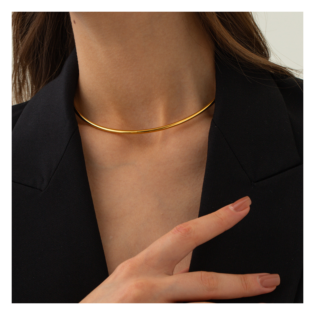 316L Fixed Snake Necklace 詳細画像5|Misy Jewelry