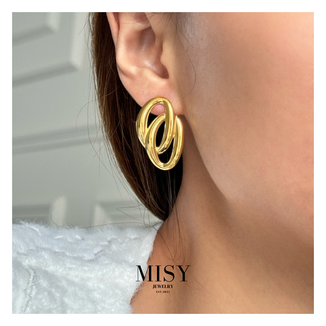 316L Double Oblong Pierce — ディテール | リング | サージカルステンレス316L | Misy Jewelry