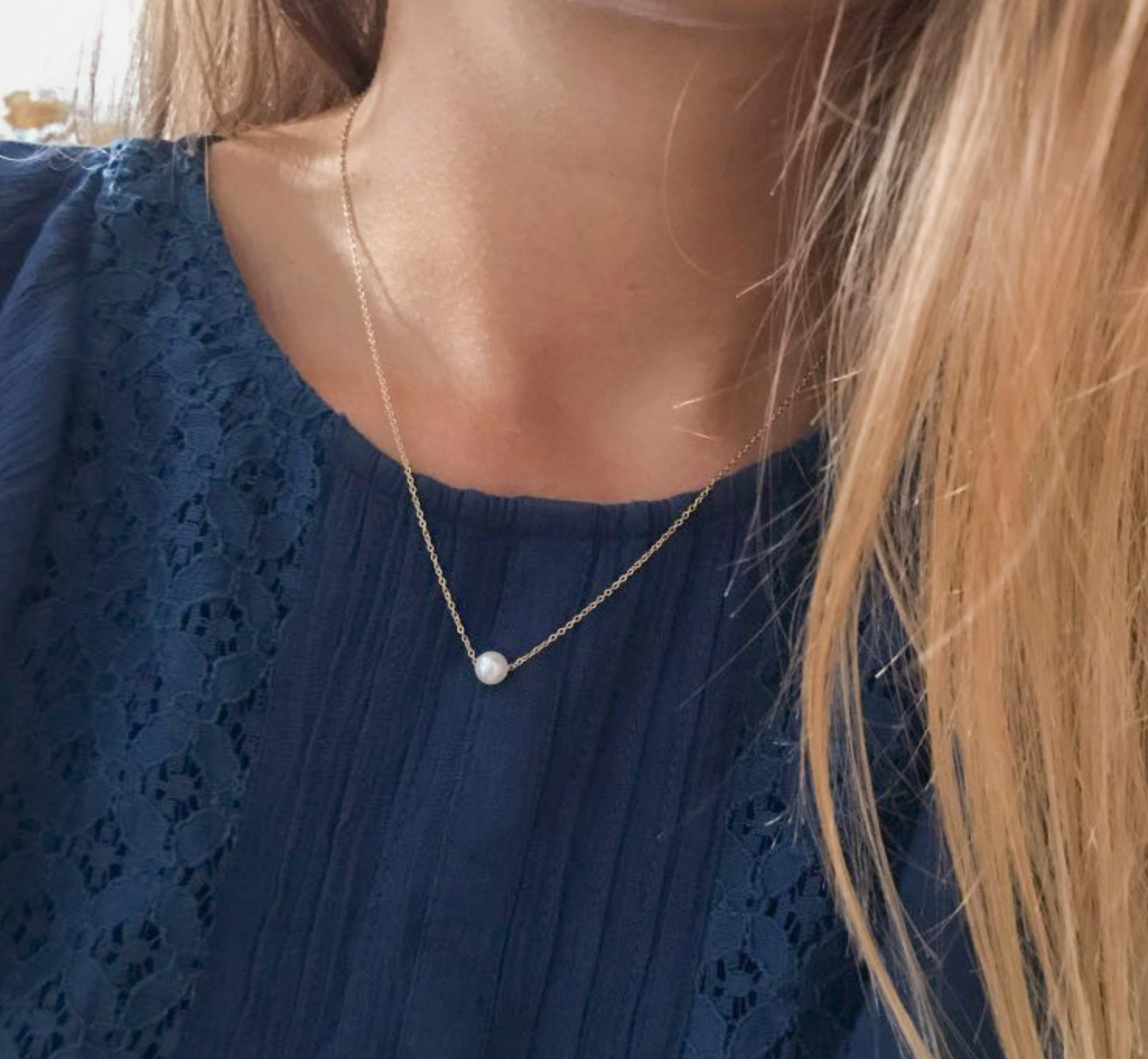 316L Perl Pendant Necklace — ディテール | ネックレス | サージカルステンレス316L | Misy Jewelry