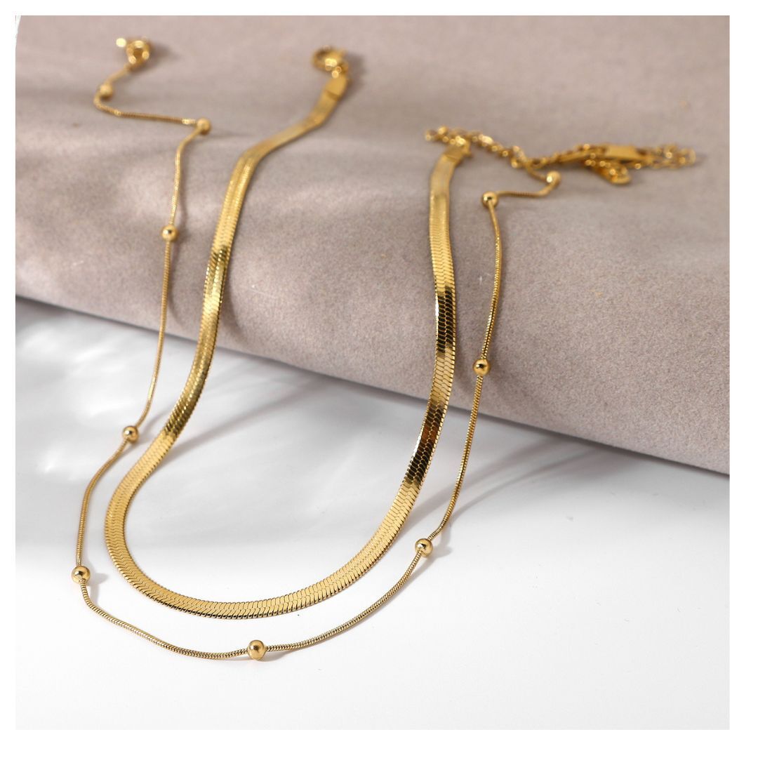 Double Dot Snake Necklace — ディテール | ネックレス | サージカルステンレス316L | Misy Jewelry