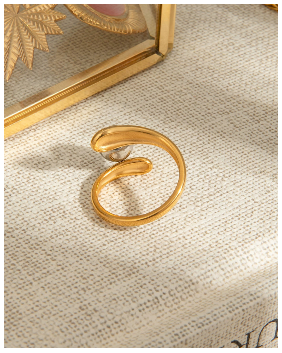 316L Bi-Color Sphere Bubble Ring4 詳細画像5|Misy Jewelry