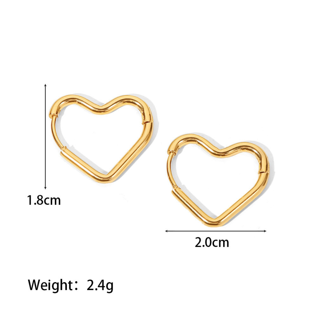 316L Heart Pierce Gold — ディテール | リング | サージカルステンレス316L | Misy Jewelry