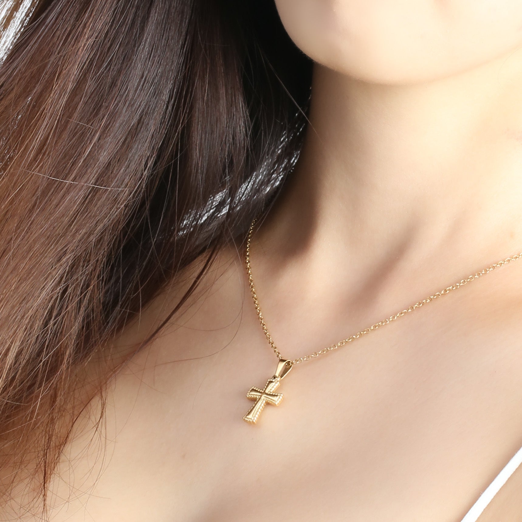 316L Cross necklace 詳細画像2|Misy Jewelry
