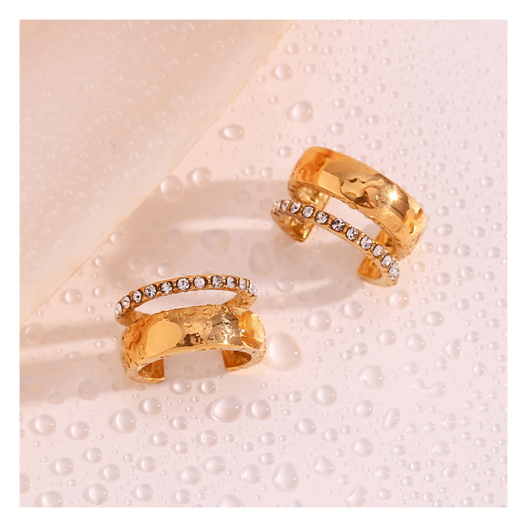 316L Line Zirconia Ear Cuff(Single) — ディテール | リング | サージカルステンレス316L | Misy Jewelry