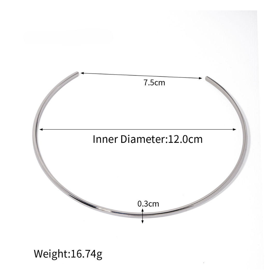 316L Fixed Snake Necklace 詳細画像2|Misy Jewelry