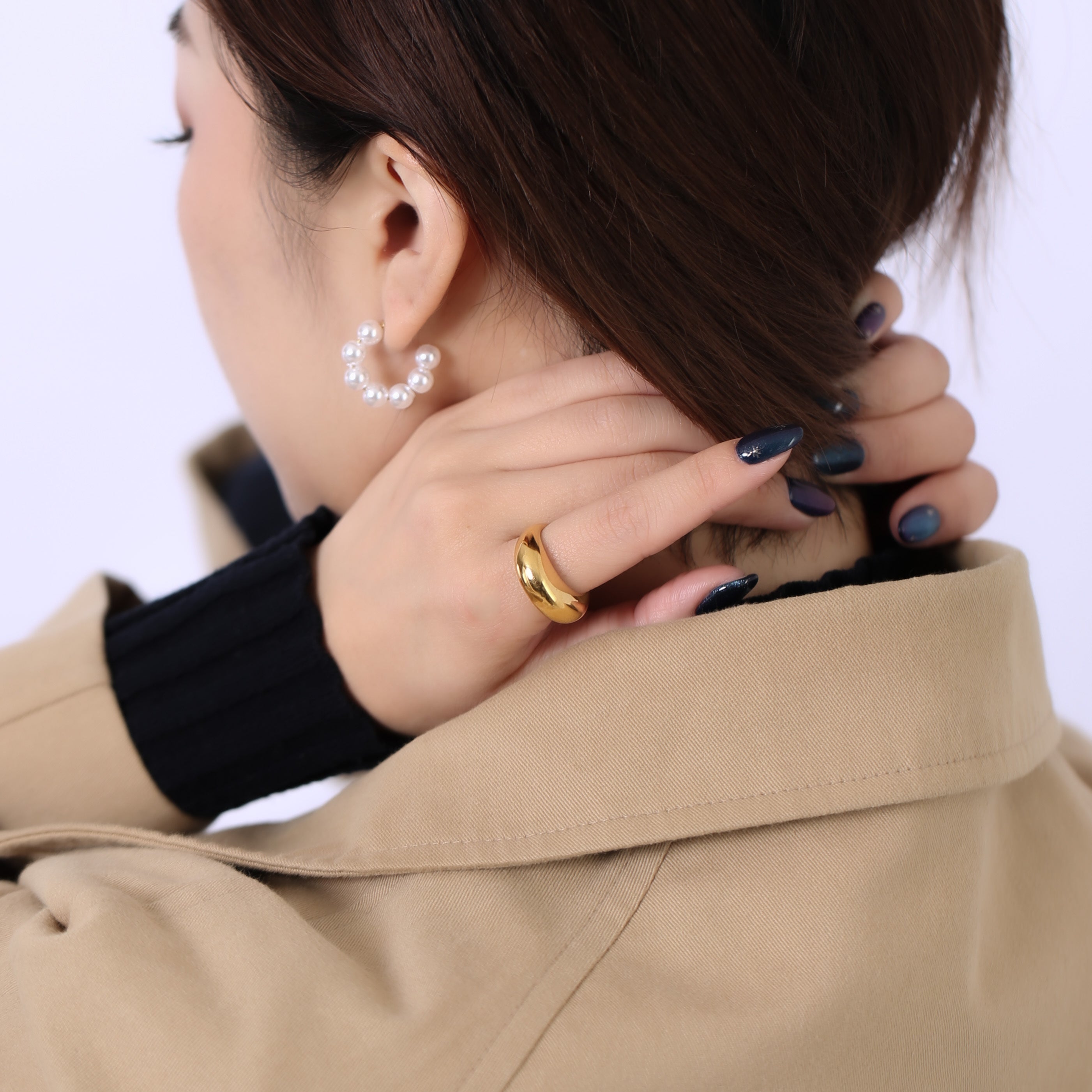 316L Perl Pierce 詳細画像1|Misy Jewelry