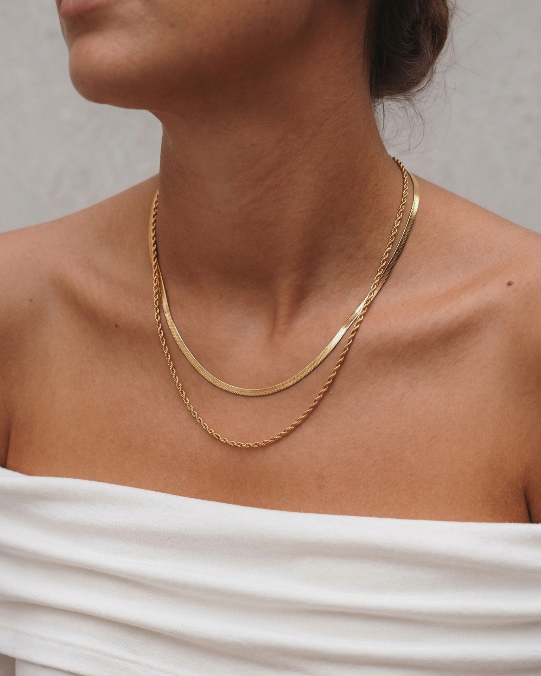 Double Rope Snake Necklace — ディテール | ネックレス | サージカルステンレス316L | Misy Jewelry